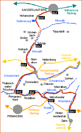 Radweg Pfälzerwaldtour