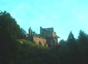 Burg Spangenberg von Westen